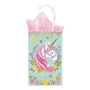 Amscan Magical Unicorn Small Glitter Treat Bags 10 Pack Multicoloured