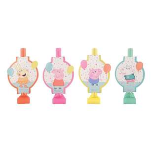 Amscan Peppa Pig Blowouts 8 Pack Multicoloured