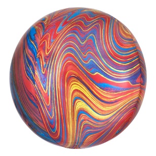Anagram Marble Orbz Foil Balloon Multicoloured
