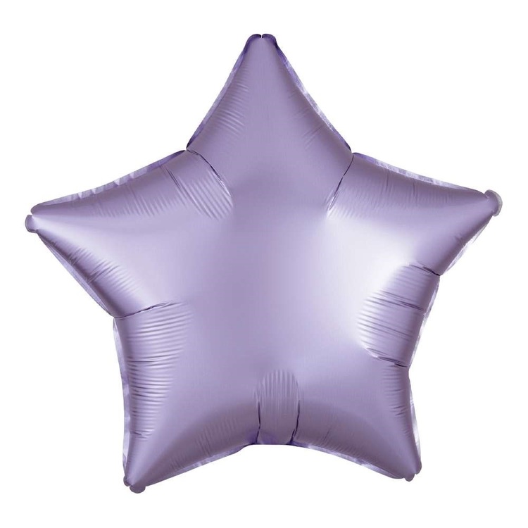 Anagram Satin Luxe Star Foil Balloon