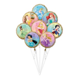 Anagram Disney Princess Balloon Bouquet Multicoloured