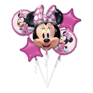 Anagram Minnie Mouse Forever Balloon Bouquet Multicoloured