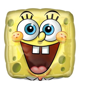 Anagram SpongeBob SquarePants Face Foil Balloon Multicoloured