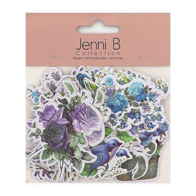 Jenni B Lavender Garden Die Cuts Purple
