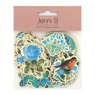 Jenni B Butterflies Die Cuts  Blue