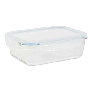 Wiltshire 1500 mL Rectangle Glass Container Clear 1500 mL