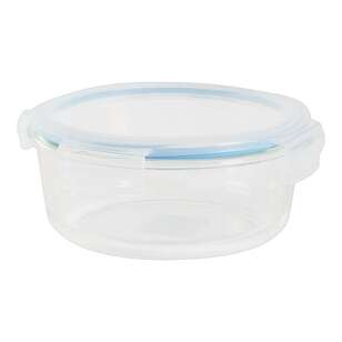 Wiltshire 950 mL Glass Round Container Clear 950 mL