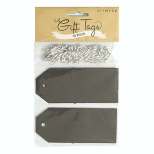 Artwrap 10 Pack Luggage Gift Tags Black