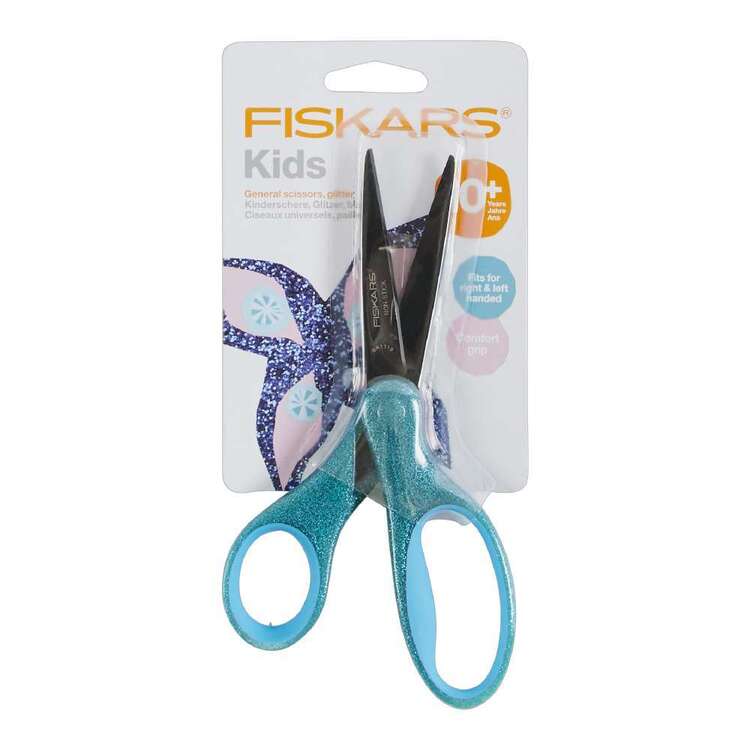 Fiskars Blue Glitter Kids Scissors