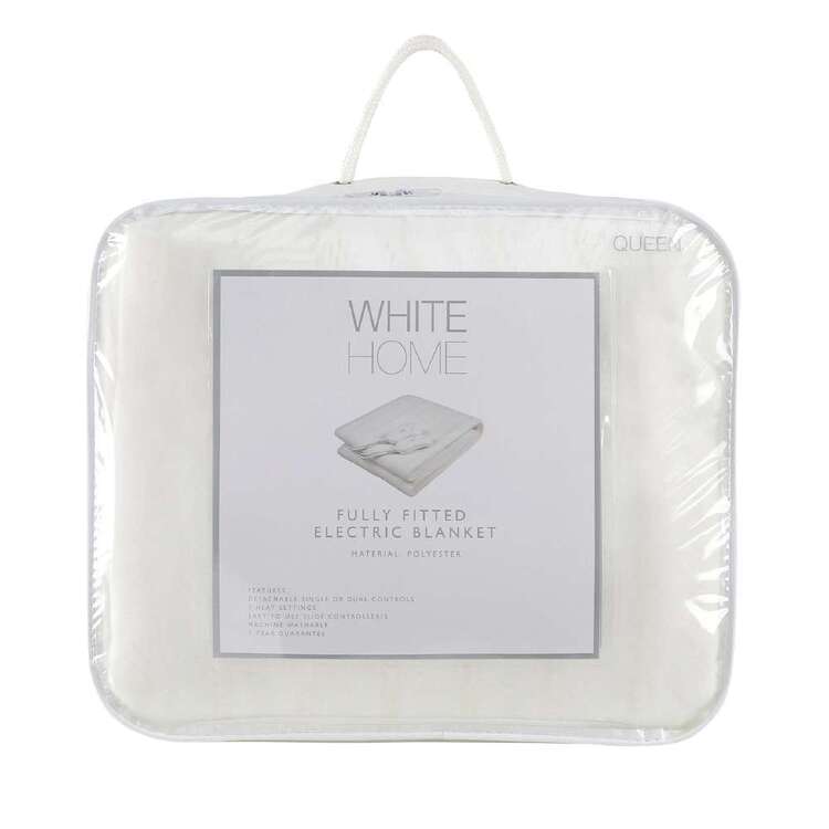 White Home Fully Fitted Electric Blanket White