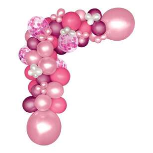 Anagram Balloon Garland Pink