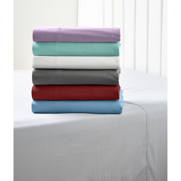 Mode Home 180 Thread Count Flat Sheet White