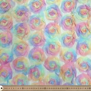 Ombre Petal Fabric Multicoloured 130 cm