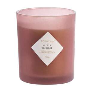Scentsia Vanilla Caramel Candle With Cork Lid Vanilla Caramel 300 g