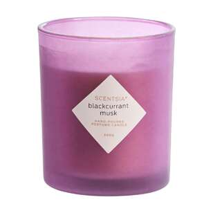 Scentsia Blackcurrant Musk Candle With Cork Lid Blackcurrant Musk 300 g