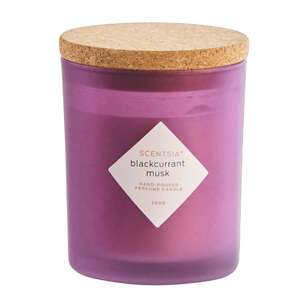 Scentsia Blackcurrant Musk Candle With Cork Lid Blackcurrant Musk 300 g