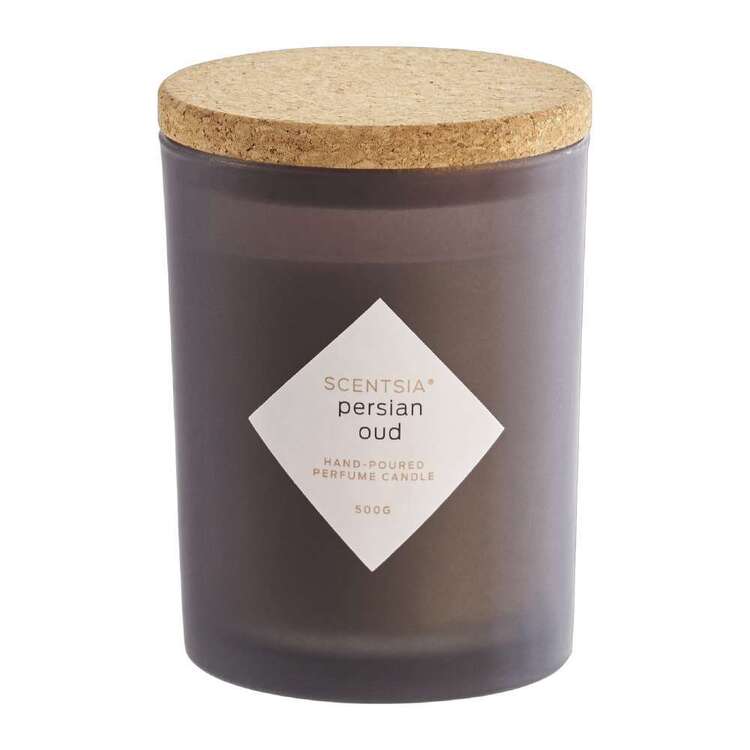 Scentsia Persian Oud Scented 500g Candle With Cork Lid