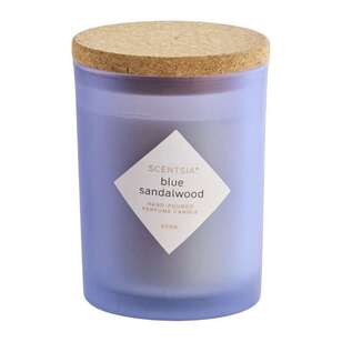 Scentsia Blue Sandalwood Scented 500g Candle With Cork Lid Sandalwood 500 g