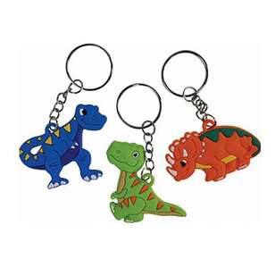 Artwrap Favour Dinosaur Keyring 3 Pack Multicoloured
