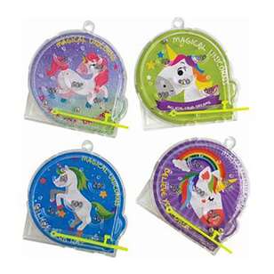Artwrap Favour Unicorn Pinball 4 Pack Multicoloured