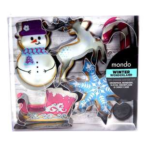 Mondo Winter Wonderland Cookie Cutter Set  Silver