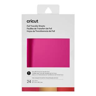Cricut Foil Transfer Sheets Ruby 4 x 6 in
