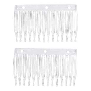 Maria George 70 mm Plastic Comb 20 Pack Clear 70 mm