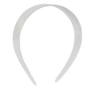 Maria George Plastic Headband Base Clear 35 mm