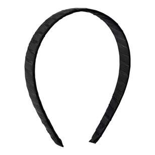 Maria George Grosgrain Ribbon Headband Black 20 mm