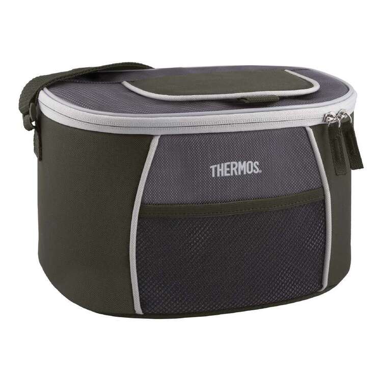 Thermos 12 Can E5 Cooler Bag Grey & Green Grey & Green