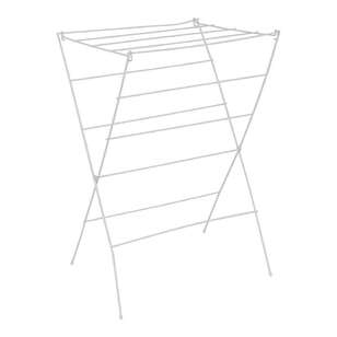 Living Space Airer Foldable 12 Rail White