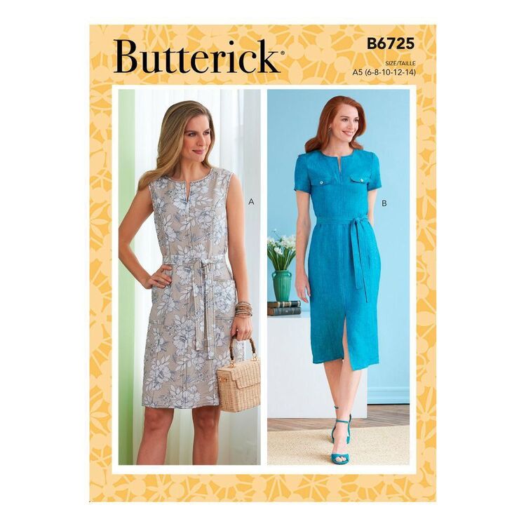 Butterick Sewing Pattern B6725 Misses' Dresses