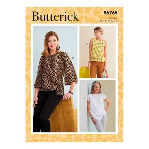 Butterick Sewing Pattern B6765 Misses' Tops