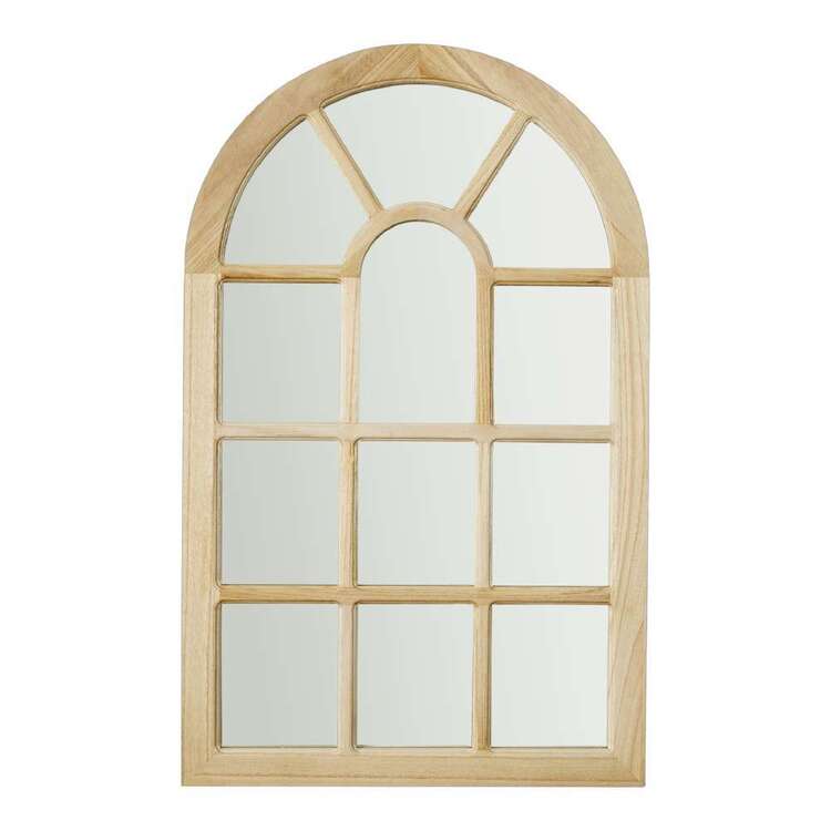 Living Space Wood Arch Mirror