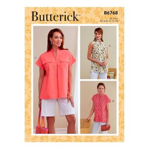 Butterick Sewing Pattern B6768 Misses' Tops