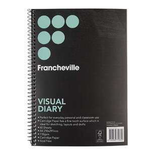 Francheville A4 Visual Diary White A4