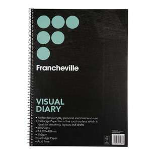 Francheville A3 Visual Diary White A3