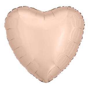 Anagram Heart Foil Balloon  Rose Gold