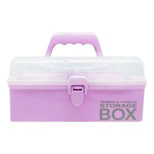 Timber & Thread Storage Box Purple