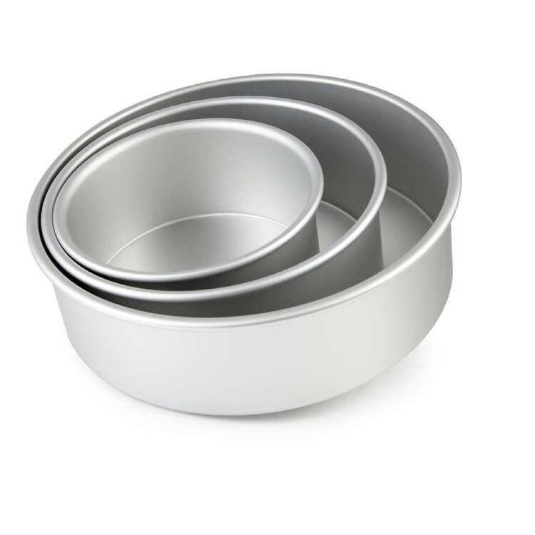Mondo Pro Round Cake Pan Set Grey