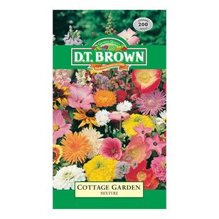DT Brown Seeds Cottage Garden Mixture Multicoloured