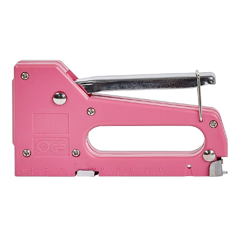 Tribeca Hot Pink Staple Gun Hot Pink & Silver