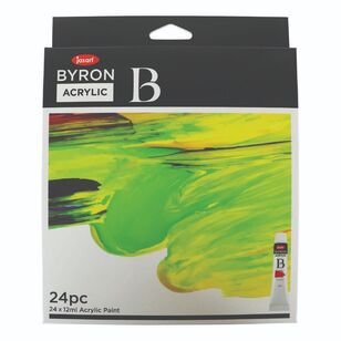 Jasart Byron 12 ml Acrylic Paint Set 24 Pack Multicoloured