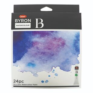Jasart Byron 12 ml Watercolour Paint Set 24 Pack Multicoloured