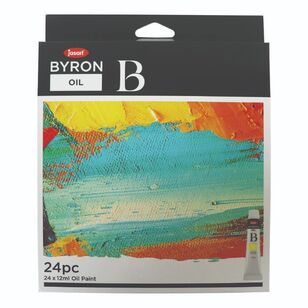 Jasart Byron 12 ml Oil Paint Set 24 Pack Multicoloured