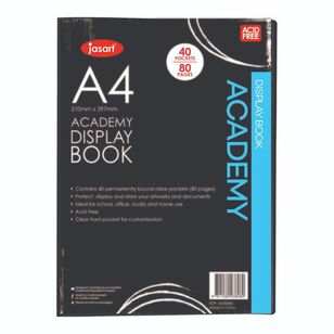 Jasart Academy Display Book A4 Black