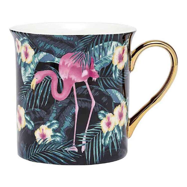 Ashdene In The Jungle Flamingo Tall Flare Mug