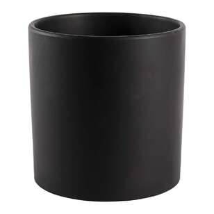 Ceramic 20 cm Planter Pot Black 20 x 20 cm