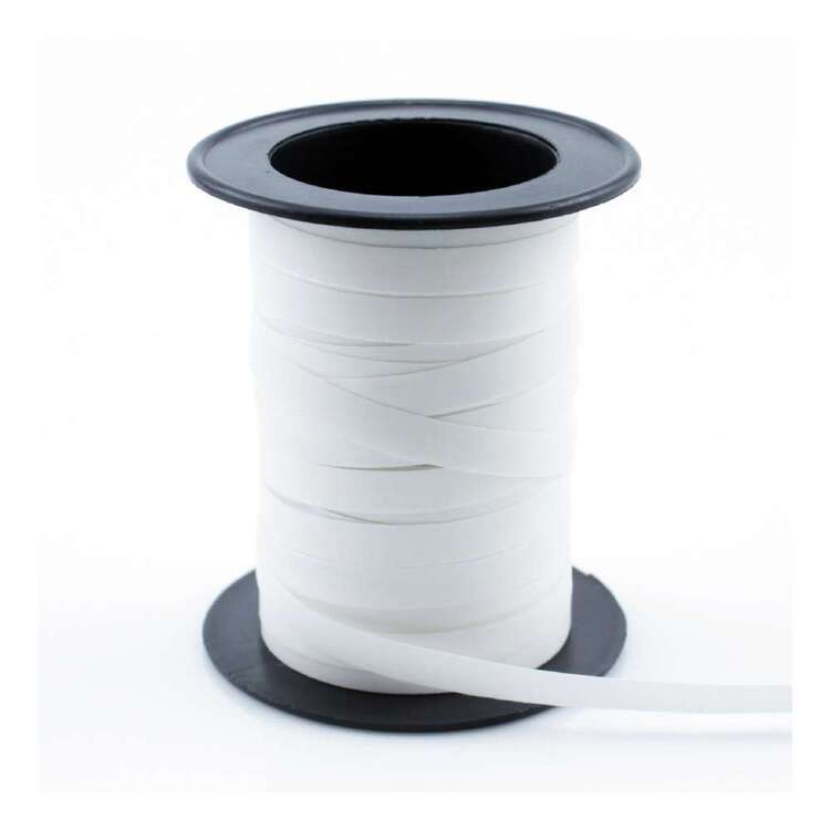 Celebrate Matte Curling Ribbon White 5 mm x 10 m