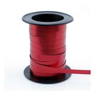 Celebrate Matte Metallic Curling Ribbon Red 5 mm x 10 m